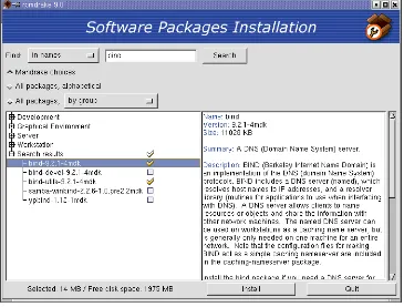 Gambar 7: Paket Management dengan GUI ala Redhat Linux 