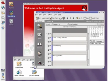 Gambar 3: Screenshot dari Redhat Linux 
