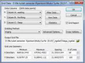 Gambar 1 Menu grid -data 