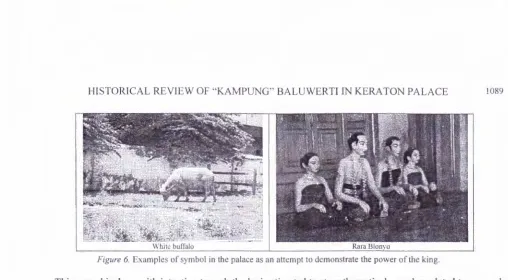 Figure 6. Examples of symbol in the palace as an attempt to demonstrate the power of the king