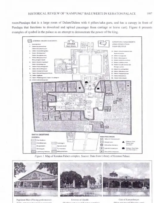 Figure f. Map of Keraton Palace complex. Source: Data from Library of Keraton Palace. 
