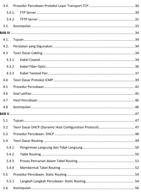 Table Routing ....................................................................................................