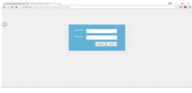 Gambar 10. Halaman Login Admin 