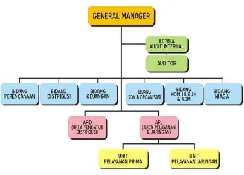 Gambar 2.2 Struktur Organisasi PLN 