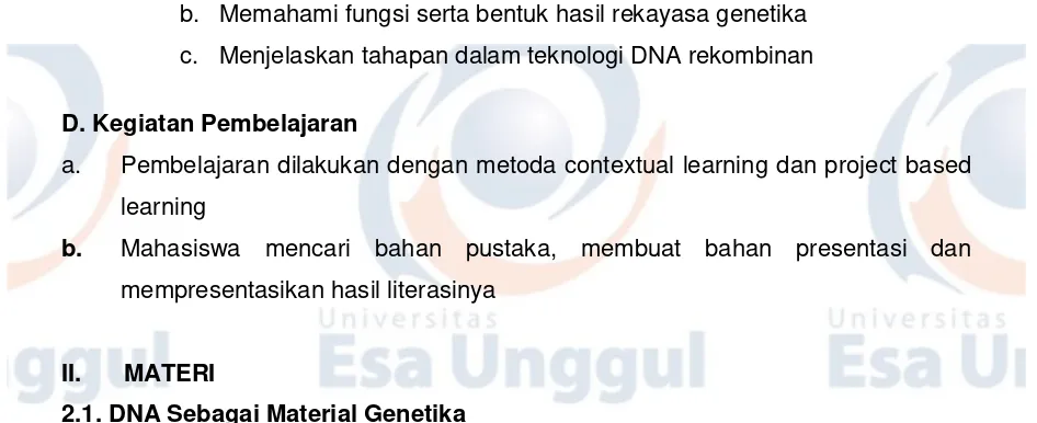 Gambar 1. Sruktur DNA 