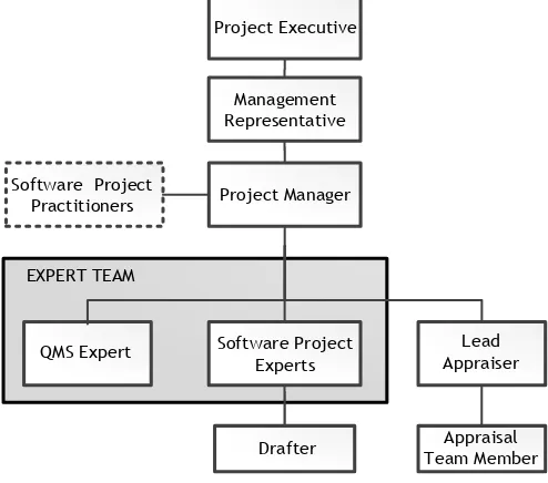 Figure 7. Infrastruktur Proyek CMMI (Dokumen PT BSI, 2012) 
