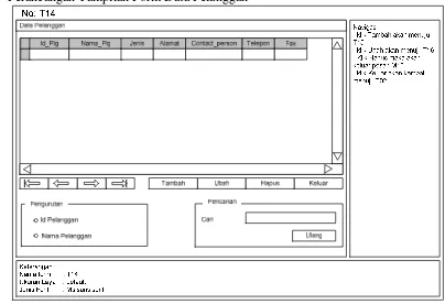 Gambar III.34. Perancangan Tampilan Form Ubah Data Supplier 