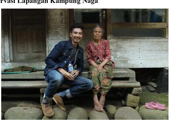 Gambar II.19 Wawancara dengan Ma Undi salahsatu warga kampung Naga Dokumentasi Pribadi 