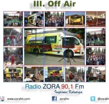 Gambar 2.3 Foto-foto Off Air  Zora Radio 90.1FM Bandung  