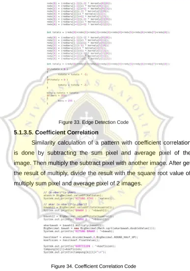 Figure 33. Edge Detection Code