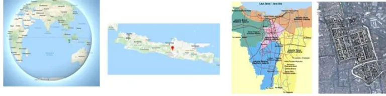 Figure 1 Site Order of Kota Tua North Jakarta (Google Map 2018) 