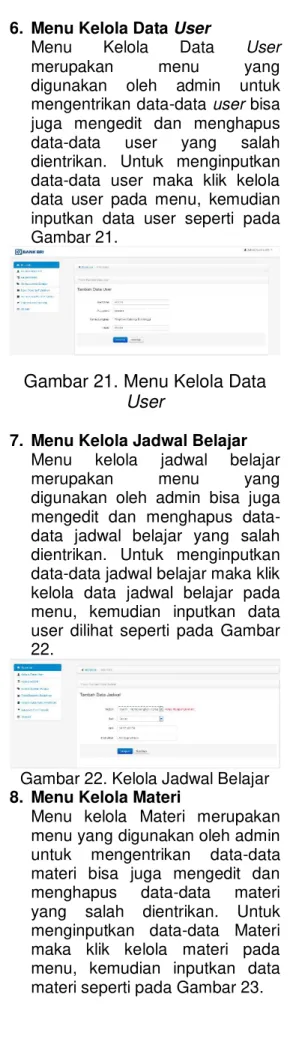 Gambar 24. Menu Upload  10.  Laporan  Data  Peserta 