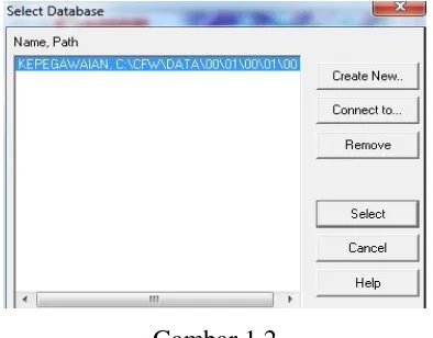 Gambar 1.2 Tampilan Interface Database 