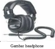 Gambar headphone
