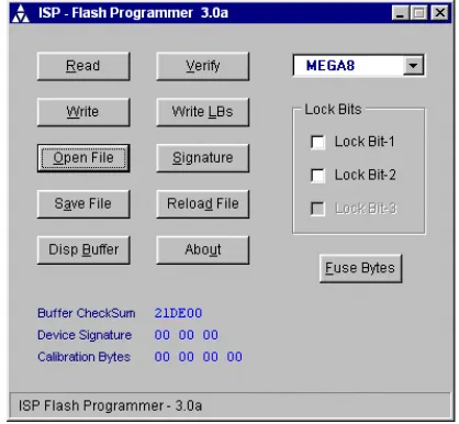 Gambar  2.8.  ISP- Flash Programmer 3.0a 
