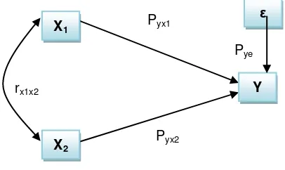 Gambar 3.1 Model Hubungan Antar Variabel 