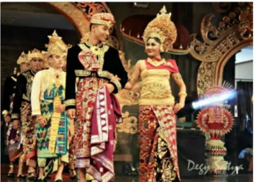 Foto 1. Payas Agung Pengantin Bali gaya Gi- Gi-anyar