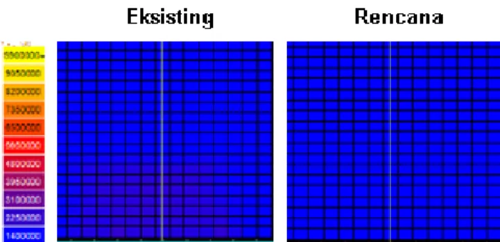 Gambar  16.  Perbandingan  hasil  Thermal  Comfort  Analysis pada ruang kelas Tipe 2 antara eksisting dan  rencana (sumber: hasil analisis, 2018) 