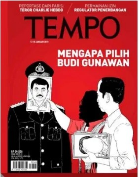 Gambar I.1 Cover Tempo edisi 12 Januari 