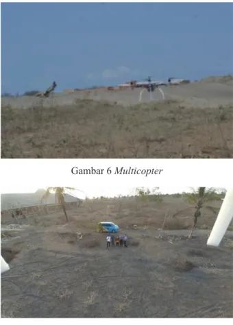 Gambar 7 Terbang awal multicopter
