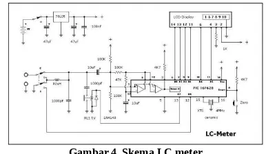 Gambar 4. Skema LC meter