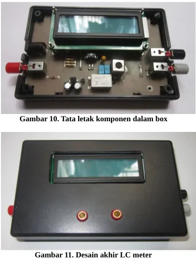 Gambar 10. Tata letak komponen dalam box