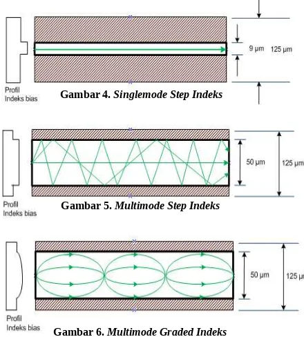 Gambar 4. Singlemode Step Indeks