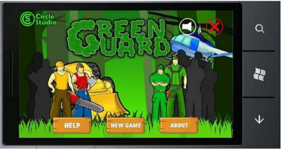 Gambar 3.1  Game Green Guard 