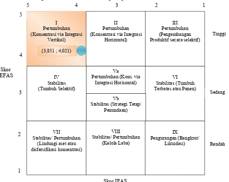 Gambar 8 GE Matriks Modifikasi