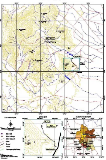Figure 15. Sati Site Location,  Lima Puluh Koto Region, Source: Research Report, 2009, Triwurjani, et