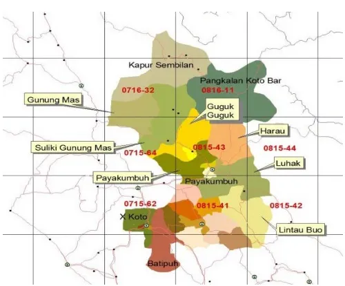 Figure 3.  Lima Puluh Koto Regency. Source:  Report on Field Research, 2009) 