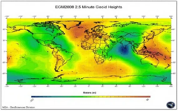 Gambar 2.2  Model EGM 2008 [Pavlis, 2012, dalam Borge 2013] 