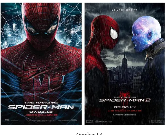  Gambar I.4 Cover Film The Amazing Spiderman (2012)