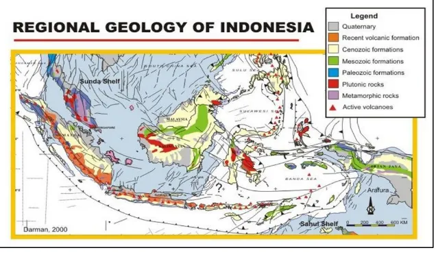 Gambar 7. Peta kondisi geologi Indonesia 