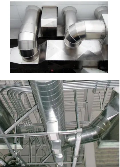 Gambar  1 Penggunaan Ducting System di Industri 