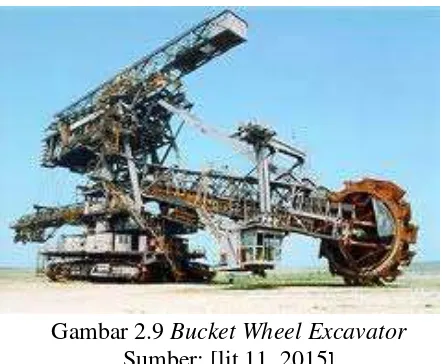 Gambar 2.9 Bucket Wheel Excavator 