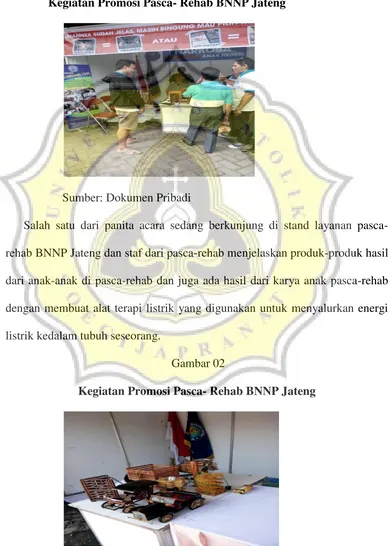 Gambar 01 Kegiatan Promosi Pasca- Rehab BNNP Jateng 