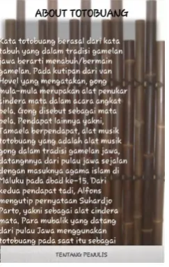 Gambar 10. Implementasi Antarmuka About 