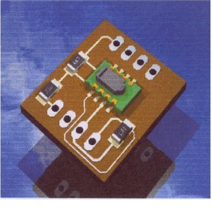 Gambar 1 Rangkaian sensor SHT11