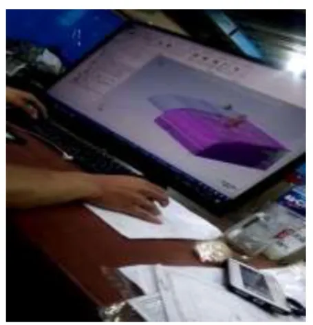 Gambar 5 Proses Pembuatan Program di  Mastercam  