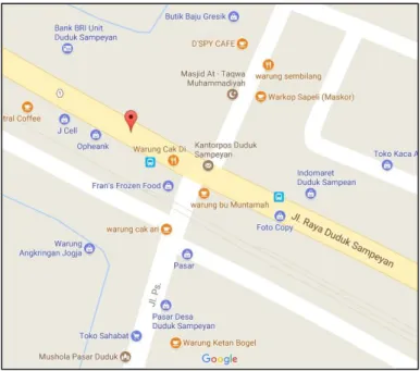 Gambar 1.1 Lokasi  Tinjauan Tugas Akhir.  Sumber : Google Map 