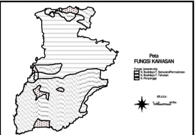 Gambar 1: Peta Fungsi Kawasan Kabupaten Lamongan 