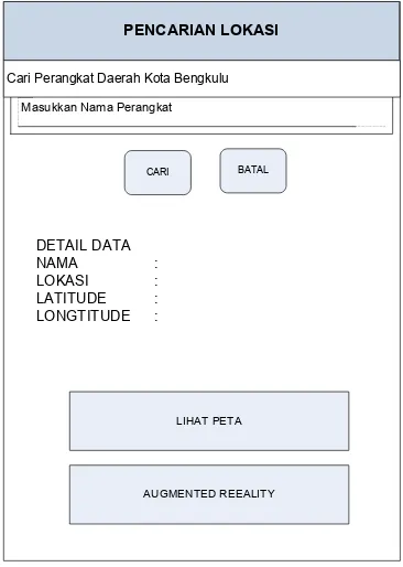 Gambar 4.34 User Interface menu MAP AR 