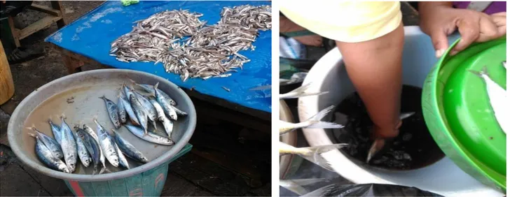 Gambar 1. Wadah Penyimpanan Ikan Layang Yang Dijual Di Pasar Inpres 