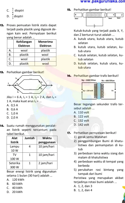 tabel berikut. 