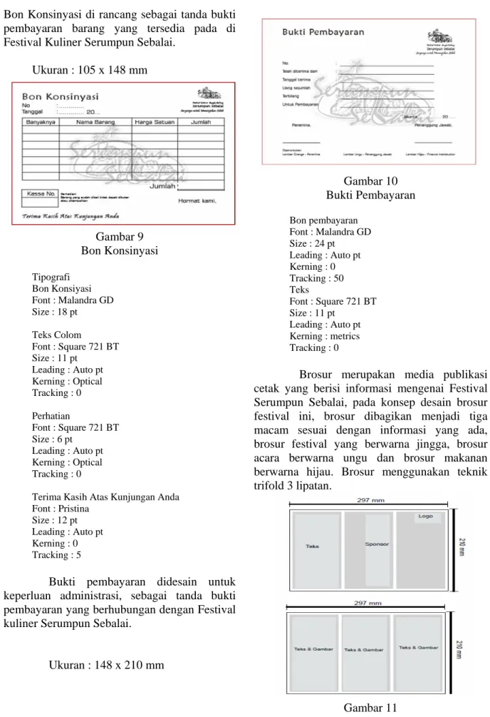 Gambar 11  Layout brosur 