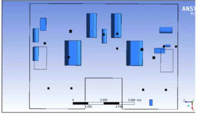 Gambar 5. Posisi Outlet Ducting Variasi-2 