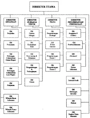 Gambar 2.1 Struktur Organisasi PT. INDOSAT