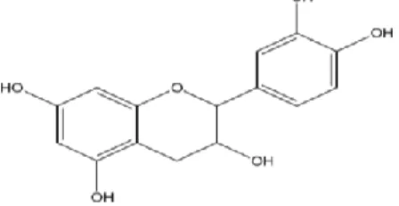 Gambar 3. Perkiraan struktur dasar senyawa noda 1  Noda  6-  Serapan  UV  (MeOH)  senyawa  ini 