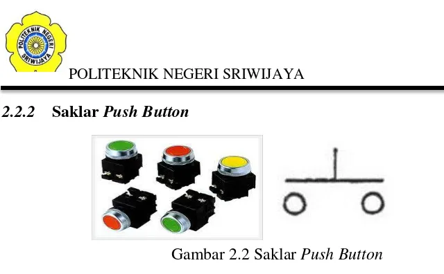 Gambar 2.2 Saklar Push Button 